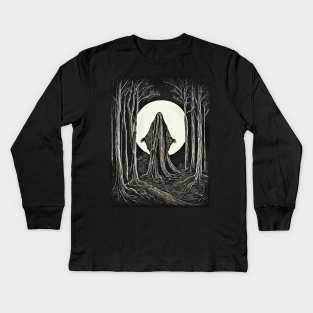 Phantom in the Woods Kids Long Sleeve T-Shirt